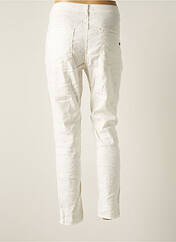 Pantalon slim blanc SACK'S pour femme seconde vue