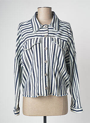 Veste casual bleu PLEASE femme