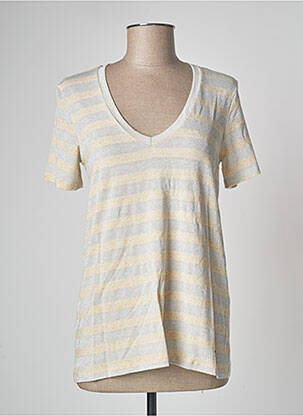 T-shirt gris PLEASE femme