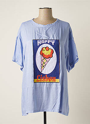 T-shirt bleu SACK'S femme