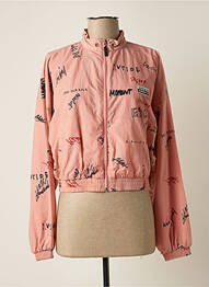 Veste casual rose ADIDAS femme