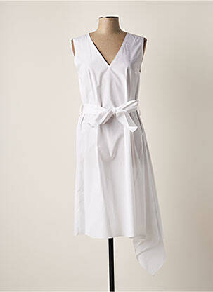 Robe mi-longue blanc MAX & CO femme