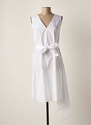 Robe mi-longue blanc MAX & CO pour femme