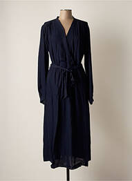 Robe mi-longue bleu POMANDERE femme