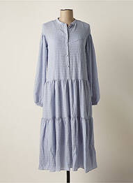 Robe mi-longue bleu SAMSOE & SAMSOE femme