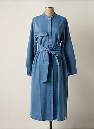 Robe mi-longue bleu SELECTED femme