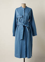 Robe mi-longue bleu SELECTED pour femme seconde vue