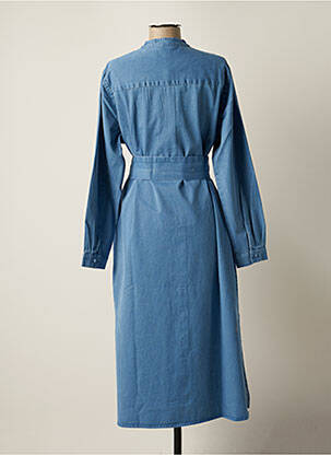 Robe mi-longue bleu SELECTED femme