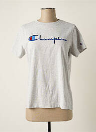 T-shirt gris CHAMPION femme
