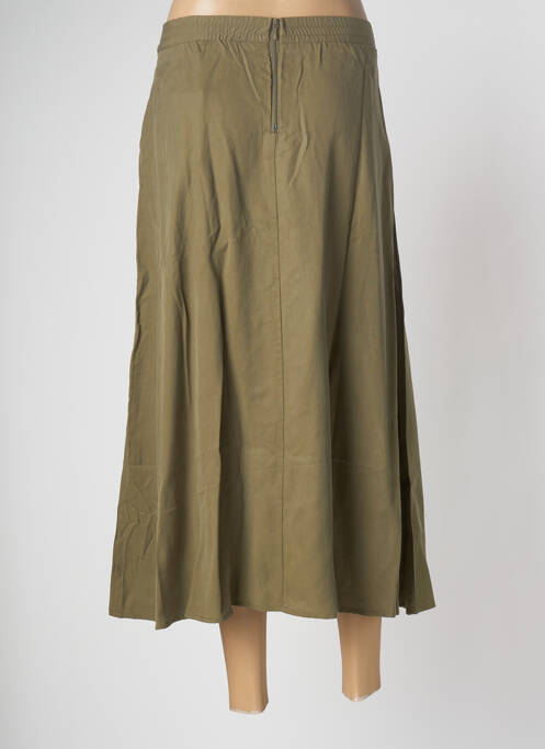 Jupe mi-longue vert OBJECT pour femme
