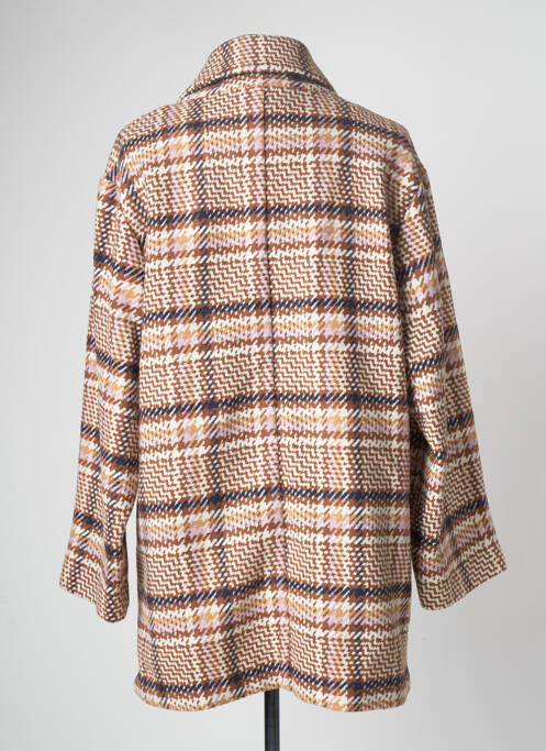 Manteau long marron SACK'S pour femme