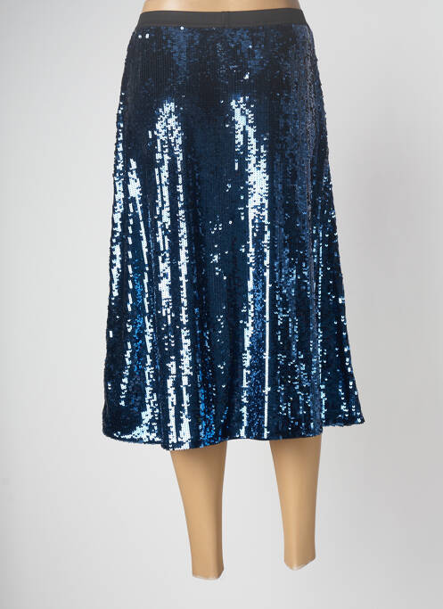 Jupe mi-longue bleu BELLEROSE pour femme