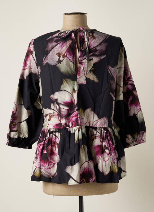 Top noir SELECTED pour femme