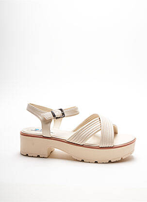Sandales/Nu pieds beige MTNG pour femme