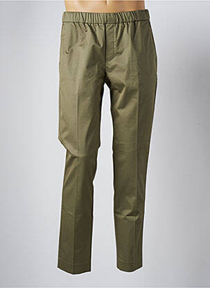 Pantalon droit vert SAMSOE & SAMSOE pour homme