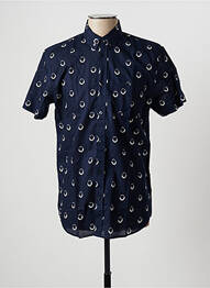 Chemise manches courtes bleu SAMSOE & SAMSOE homme