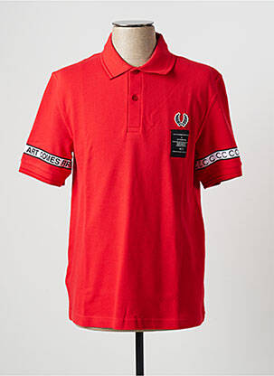 Polo rouge FRED PERRY pour homme