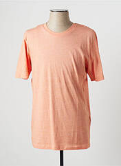 T-shirt orange SELECTED pour homme seconde vue