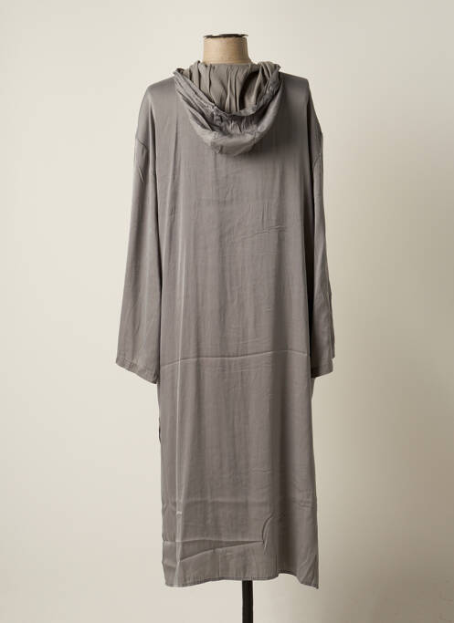 Robe mi-longue gris SACK'S pour femme