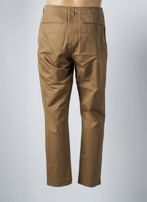 Pantalon chino marron BELLEROSE pour homme