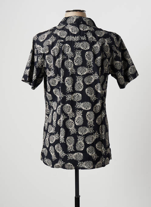 Chemise manches courtes noir SELECTED pour homme