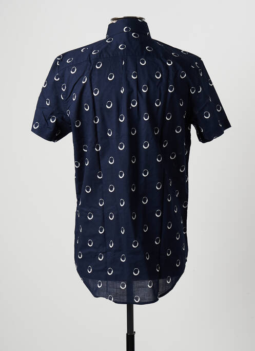 Chemise manches courtes bleu SAMSOE & SAMSOE pour homme