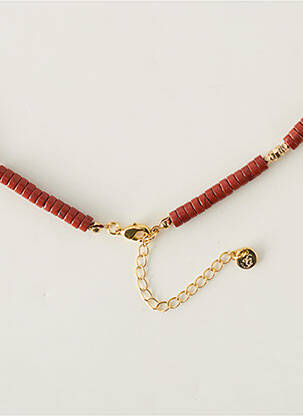 Collier rouge DAY OFF femme