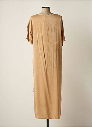 Robe mi-longue beige SACK'S femme