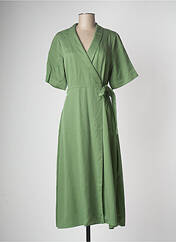 Robe mi-longue vert SELECTED pour femme seconde vue