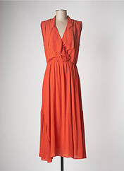 Robe mi-longue orange SESSUN pour femme seconde vue