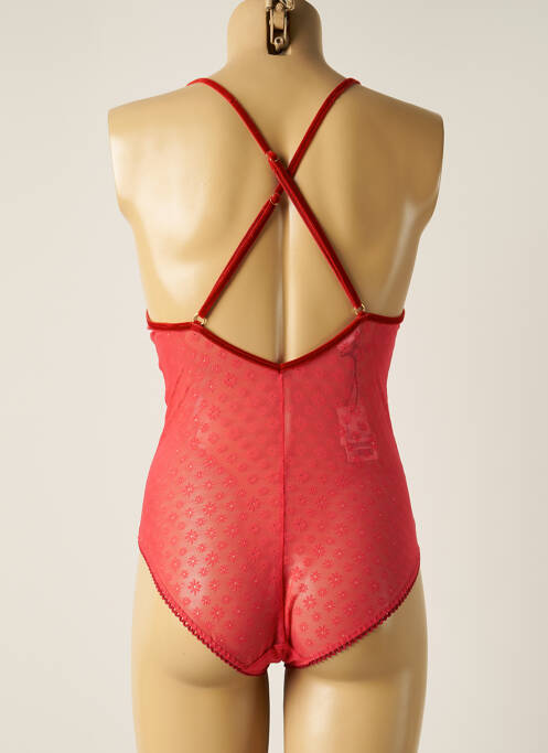 Body lingerie orange LA NOUVELLE pour femme