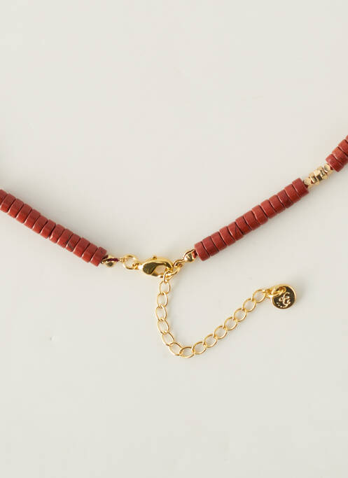 Collier rouge DAY OFF pour femme