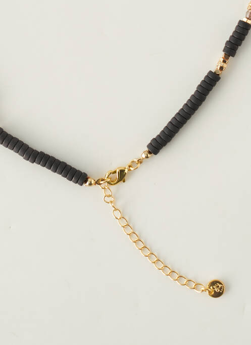 Collier noir DAY OFF pour femme