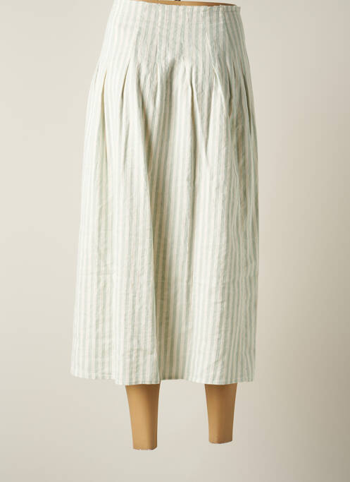 Jupe mi-longue bleu BELLEROSE pour femme