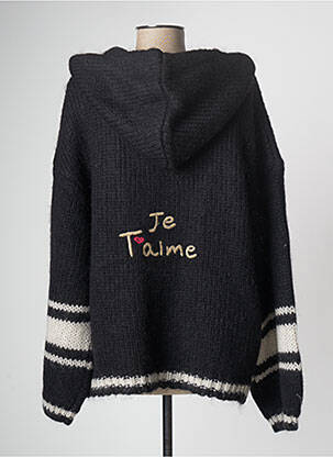 Gilet manches longues noir SACK'S femme
