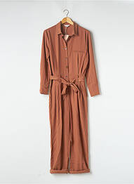 Combi-pantalon orange GRACE & MILA femme