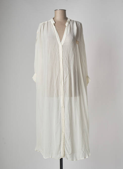 Robe mi-longue blanc SACK'S pour femme