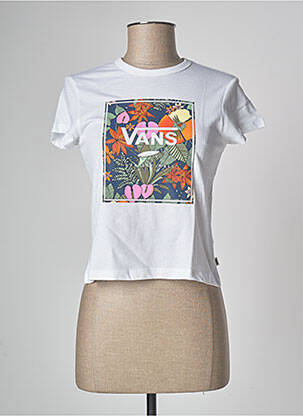 T-shirt blanc VANS pour femme