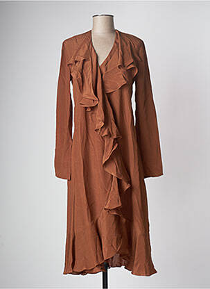 Robe mi-longue marron MES DEMOISELLES...PARIS femme