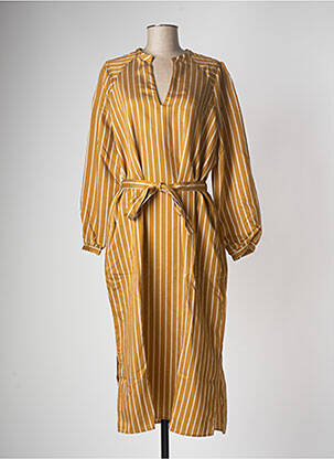 Robe mi-longue beige SECOND FEMALE femme