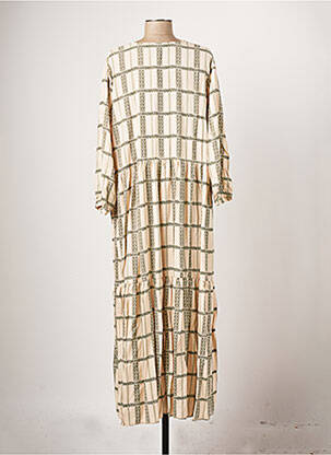Robe mi-longue beige Y.A.S femme