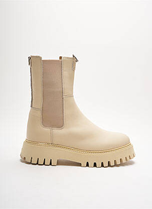 Bottines/Boots beige BRONX pour femme