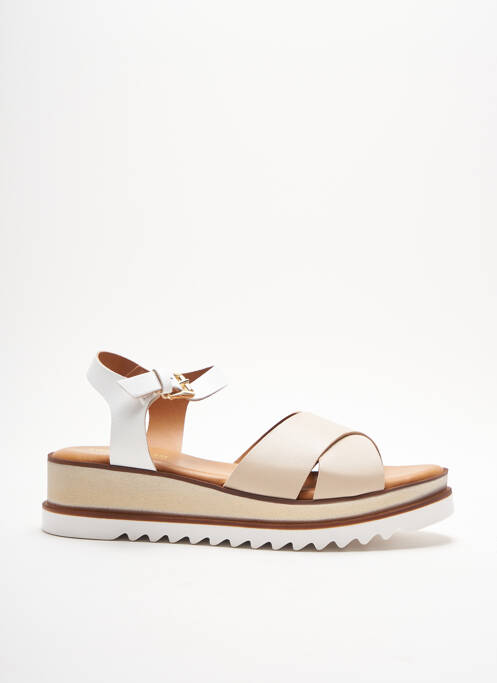 Sandales/Nu pieds blanc SWEET LEMON pour femme