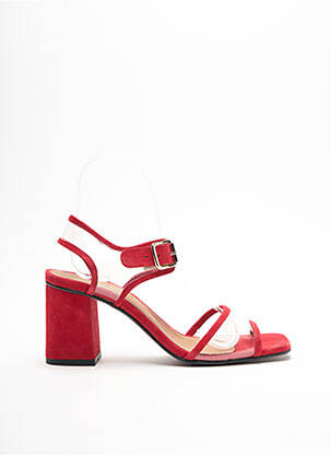 Sandales/Nu pieds rouge SARENZA pour femme
