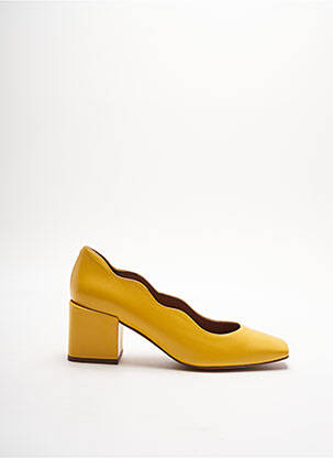 Escarpin jaune pas clearance cher