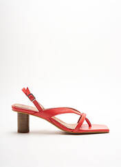 Sandales/Nu pieds rouge SARENZA pour femme seconde vue