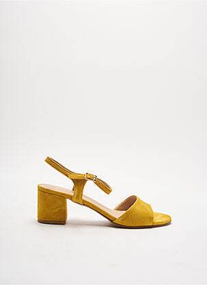 Sandales/Nu pieds jaune GEORGIA ROSE pour femme