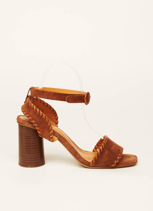 Sandales/Nu pieds marron SARENZA pour femme
