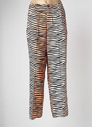 Pantalon droit orange OBEY femme