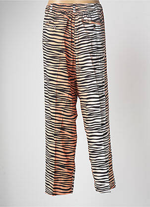 Pantalon droit orange OBEY femme